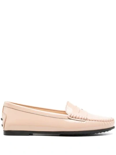 Tod's Gommino Driving Shoes In Pink