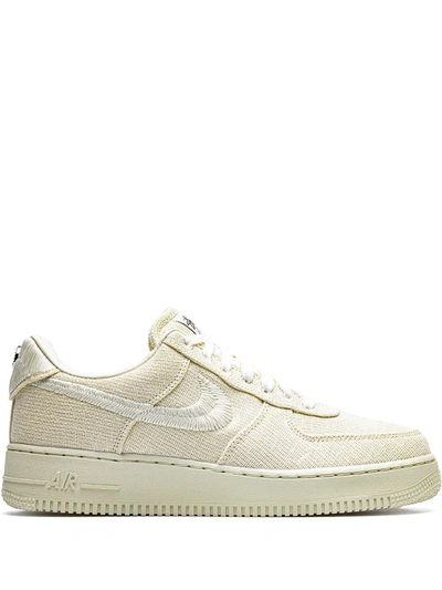 Nike X Stussy Air Force 1 Low Sneakers In Neutrals