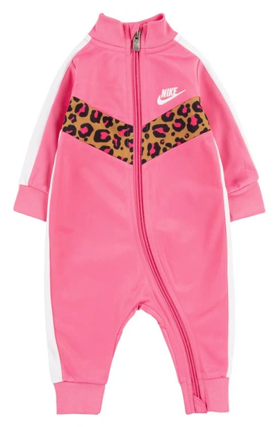 Nike Babies' Logo Romper In Pinksicle