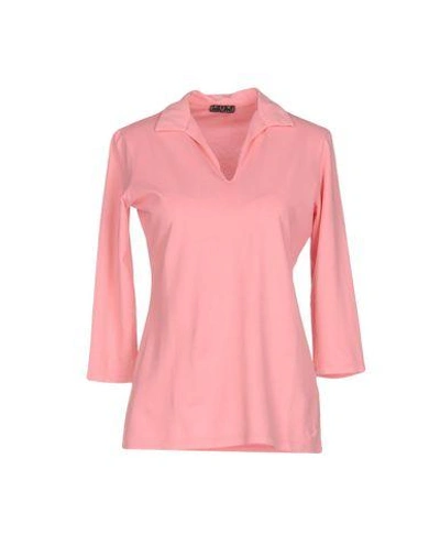 Fred Perry Basic Top In Pink