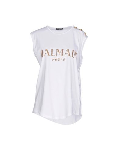 Balmain T-shirt In White | ModeSens