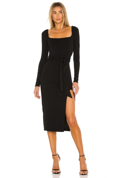 Lovers & Friends Sariah Midi Dress In Black