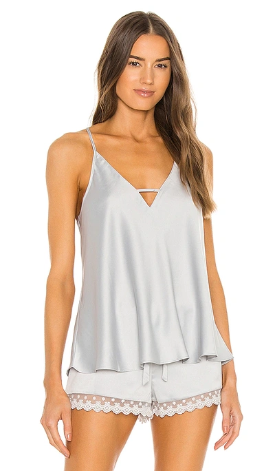 Flora Nikrooz Victoria Charmeuse Camisole In Light Grey