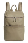 Matt & Nat 'brave' Faux Leather Backpack In Mineral