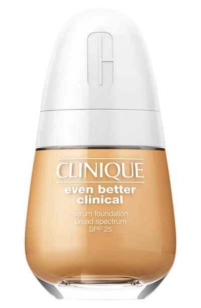Clinique Even Better Clinical&trade; Serum Foundation Broad Spectrum Spf 25 Wn 54 Honey Wheat 1.0 oz/ 30 ml