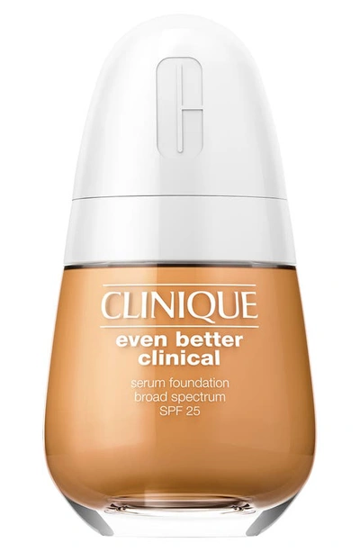 Clinique Even Better Clinical&trade; Serum Foundation Broad Spectrum Spf 25 Wn 112 Ginger 1.0 oz/ 30 ml In Wn 112 Ginger (medium With Warm Neutral Undertones)