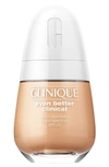 Clinique Even Better Clinical&trade; Serum Foundation Broad Spectrum Spf 25 Wn 30 Biscuit 1.0 oz/ 30 ml In Wn 30 Biscuit (very Fair With Warm Neutral Undertones)