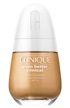 Clinique Even Better Clinical&trade; Serum Foundation Broad Spectrum Spf 25 Wn 80 Tawnied Beige 1.0 oz/ 30 ml In Wn 80 Tawnied Beige (medium With Warm Neutral Undertones)