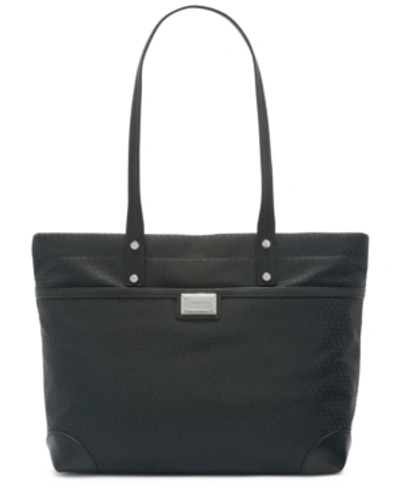 Calvin Klein Tannya Tote In Black/black