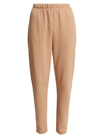 A.l.c Roger Tapered Cotton Sweatpants In Beige