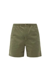 Polo Ralph Lauren Player Logo Cotton Stretch Twill Prepster Shorts In Mountain Green