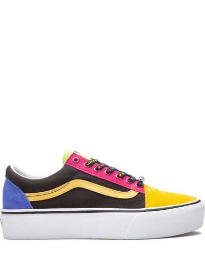 Vans Old Skool Platform Sneakers In Yellow