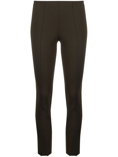 Theory Scuba Slit Legging In Green