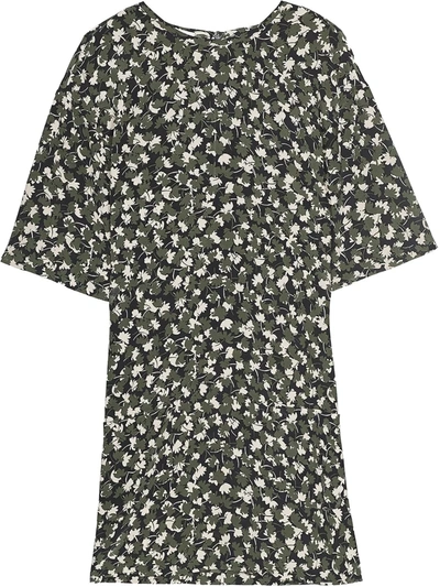 Equipment Arlinne Floral Silk Sheath Mini Dress In Eclipse Multi