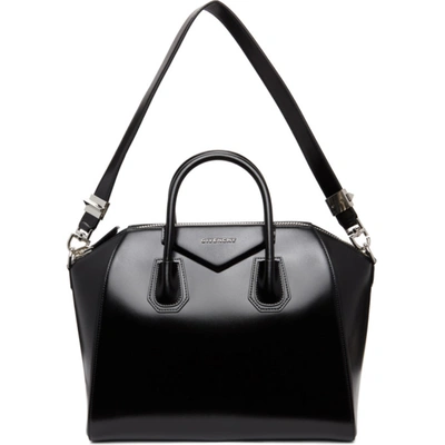 Givenchy 黑色中号 Antigona 手提包 In Black