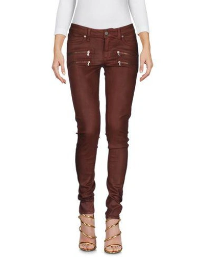 Paige Denim Pants In Brown