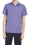 Zachary Prell Cadler Regular Fit Polo Shirt In Grape