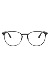 Ray Ban Phantos 53mm Optical Glasses In Black