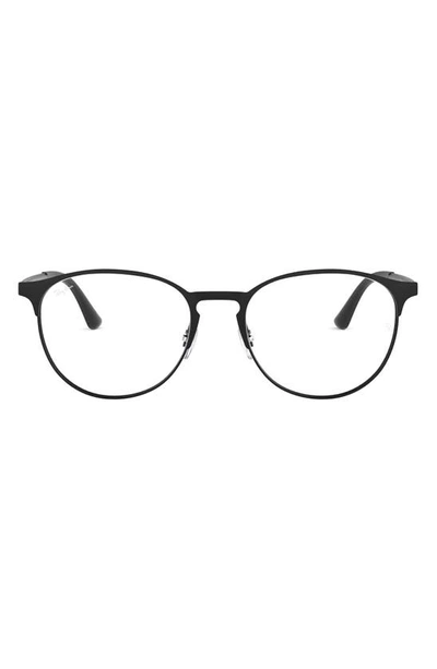 Ray Ban Phantos 53mm Optical Glasses In Black