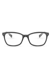 Ray Ban 54mm Square Optical Glasses In Black