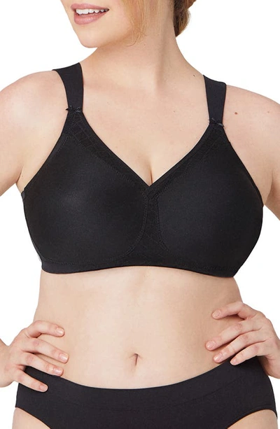 Glamorise Magiclift® Seamless Support T-shirt Bra In Black