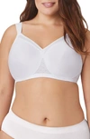 Glamorise Magiclift® Seamless Support T-shirt Bra In White