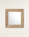 Jamie Young Evergreen Square Mirror In Brown