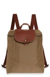 Longchamp 'le Pliage' Backpack In Desert