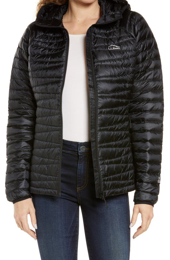 L.l.bean Ultralight 850 Fill Power Hooded Down Jacket In Black ModeSens