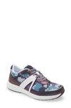 Traq By Alegria Qarma 2 Sneaker In Honeycomb Purple Leather