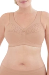 Glamorise Magiclift® Cotton Support Bra In Brown