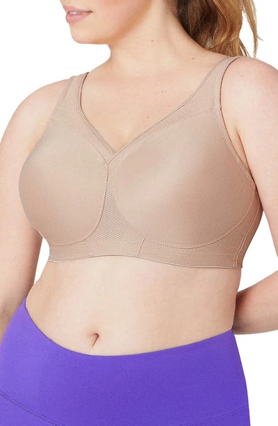 Glamorise Magiclift® Seamless Sports Bra In Brown