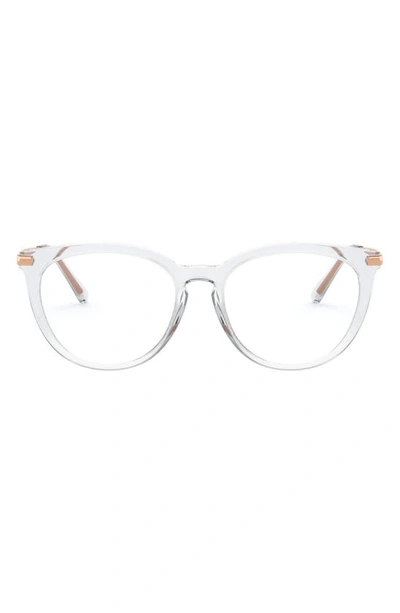 Michael Kors 51mm Square Optical Glasses In Clear