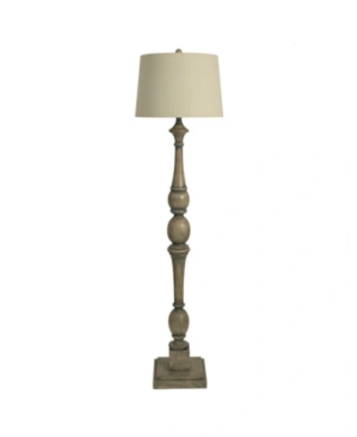 Jimco Lamp & Manufacturing Co Decor Therapy Crossmill Baluster Floor Lamp In Warm Grey