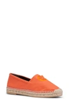 Versace Women's Medusa Canvas Espadrilles In Tangerine