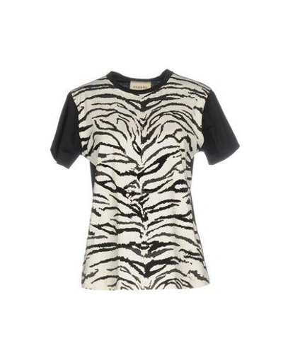 Fausto Puglisi T-shirts In Ivory
