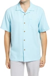 Tommy Bahama Royal Bermuda Standard Fit Silk Blend Camp Shirt In Graceful Sea