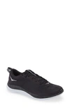 Hoka One One Hupana Flow Athletic Shoe In Black/ White