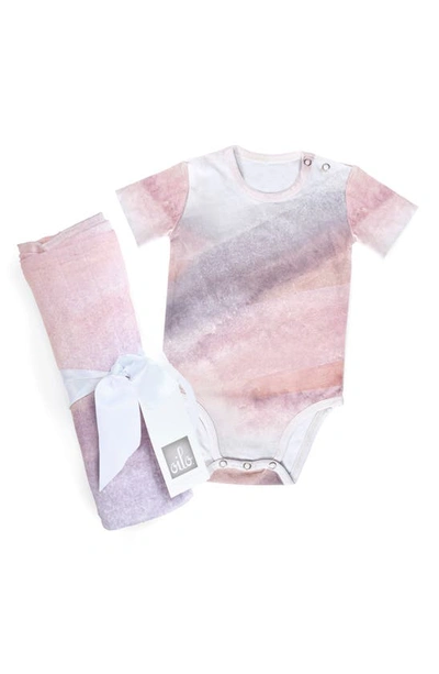 Oilo Babies' Cotton Bodysuit In Sandstone