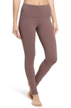 Zella Live In High Waist Leggings In Grey Sparrow