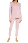 Papinelle Feather Soft Pajamas In Peony Pink