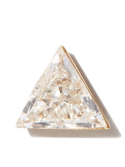 Maria Tash 18k Yellow Gold Triangle Diamond Earring