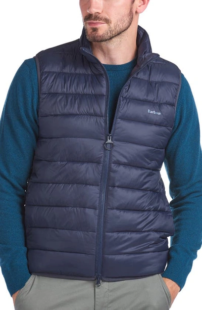 Barbour Bretby Quilted Shell Gilet In Blue