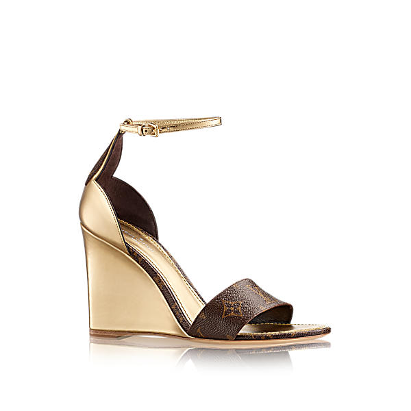Louis Vuitton Sunshine Wedge Sandal | ModeSens
