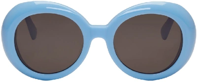 Gentle Monster Red Rocket Round Sunglasses In Blue