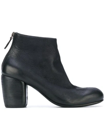 Marsèll Zipped Heeled Ankle Boots In Black