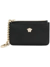 Versace Black Small Medusa Coin Pouch