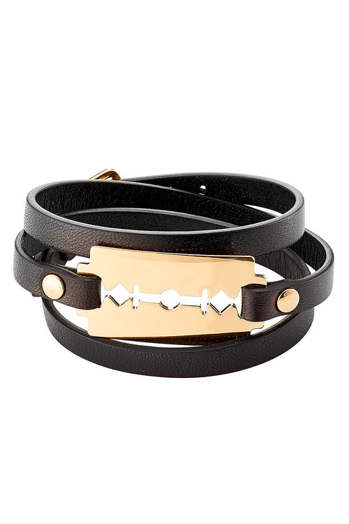 alexander mcqueen leather bracelets