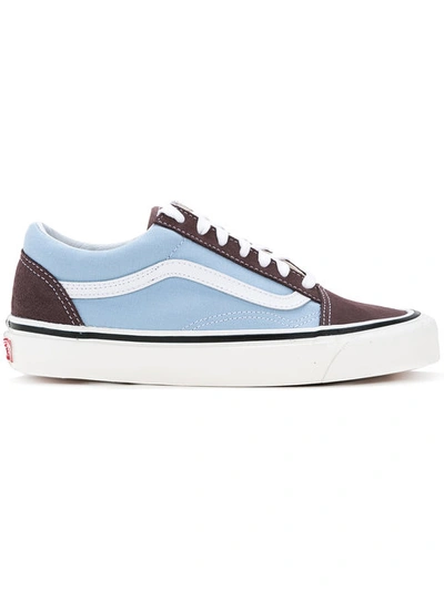 Vans Old Skool 38 Dx Canvas And Suede Trainers In Brown Light Blue |  ModeSens