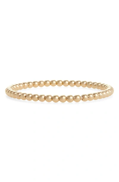 Nadri Beaded Stretch Bracelet In Gold